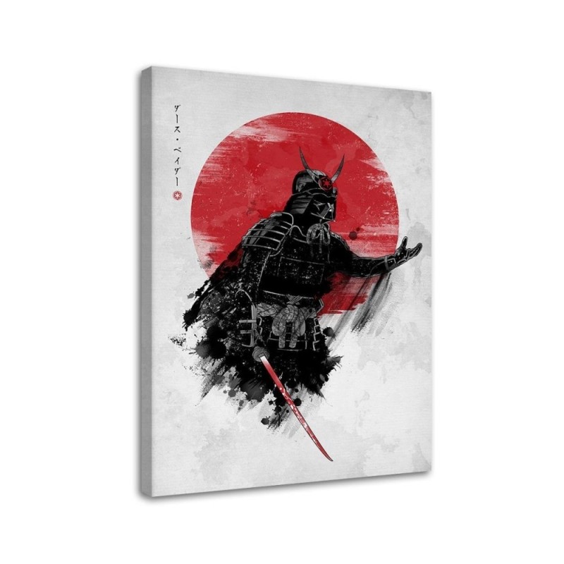 Youth room painting - Warrior against a red sun DDJVigo | FEEBY