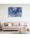 Canvas painting for wall - Clock time abstract | FEEBY