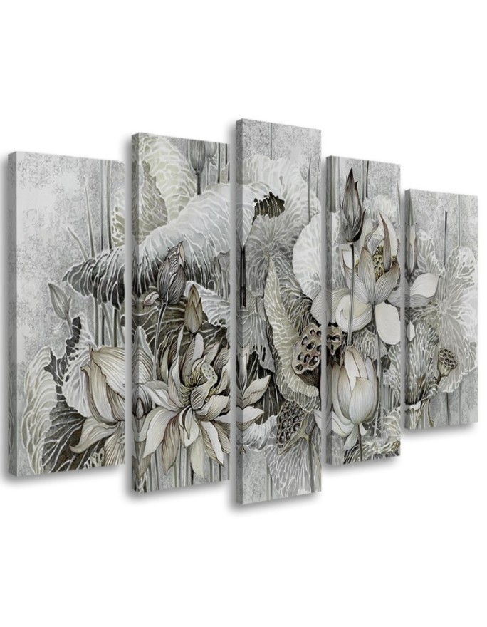 Leinwandbild - Saint Lotos Blumen | Feeby