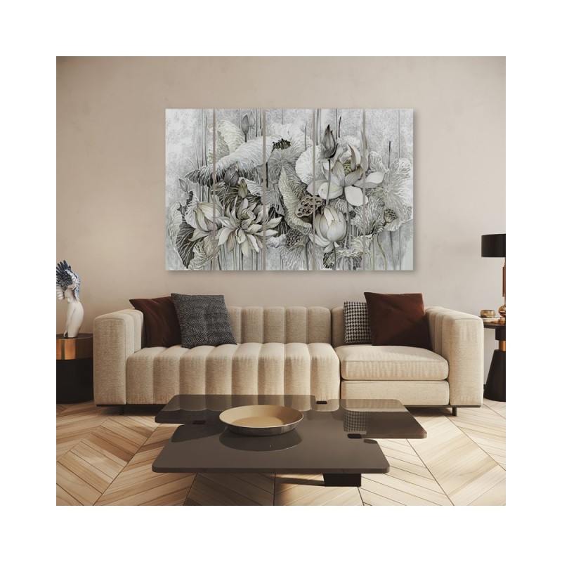 Modernes Wandbild - Saint Lotos Blumen | Feeby