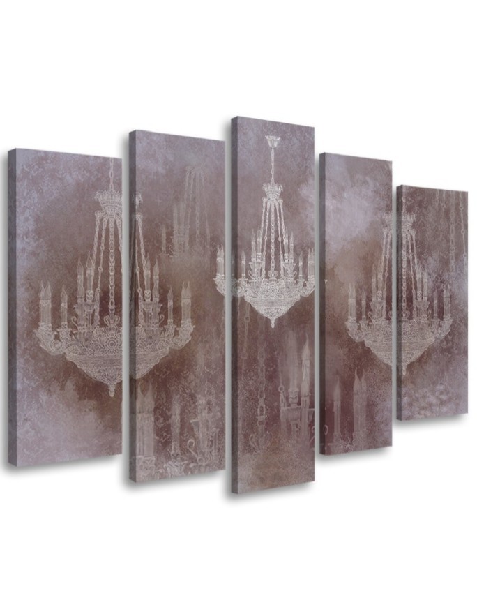 Modernes Wandbild - Kronleuchter | Feeby