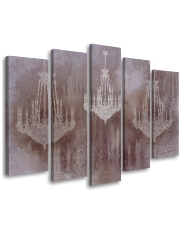 Canvas print modern artwork on canvas - Chandeliers | FEEBY
