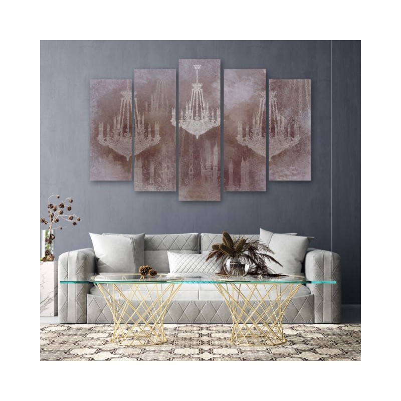 Modernes Wandbild - Kronleuchter | Feeby