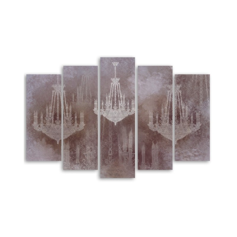 Modernes Wandbild - Kronleuchter | Feeby