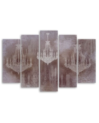 Modernes Wandbild - Kronleuchter | Feeby