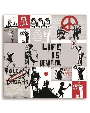 Bild - Banksy Collage aus Street-Art | Feeby