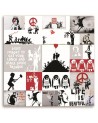 Obraz do pokoju młodzieżowego - Mural Banksy Street Art