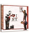 Nowoczesny obraz na ścianę - Banksy I love New York