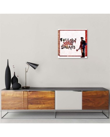 Leinwanddruck - Banksy - Abgebrochene Träume Street Art | Feeby