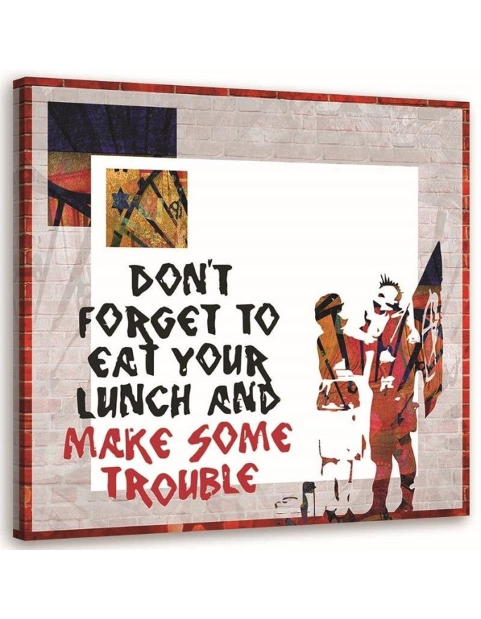 Leinwandbild - Banksy Sohn eines Punks und einer Mutter | Feeby