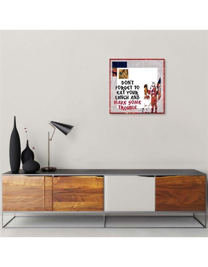 Banksy - teenage Canvas painting for room Punk | FEEBY