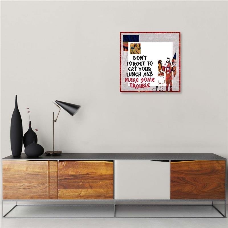 Leinwandbild - Banksy Sohn eines Punks und einer Mutter | Feeby