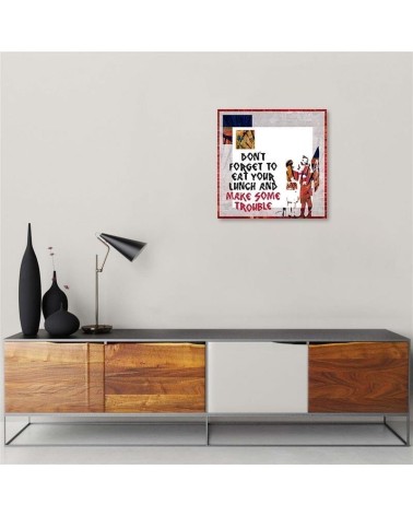 Leinwandbild - Banksy Sohn eines Punks und einer Mutter | Feeby