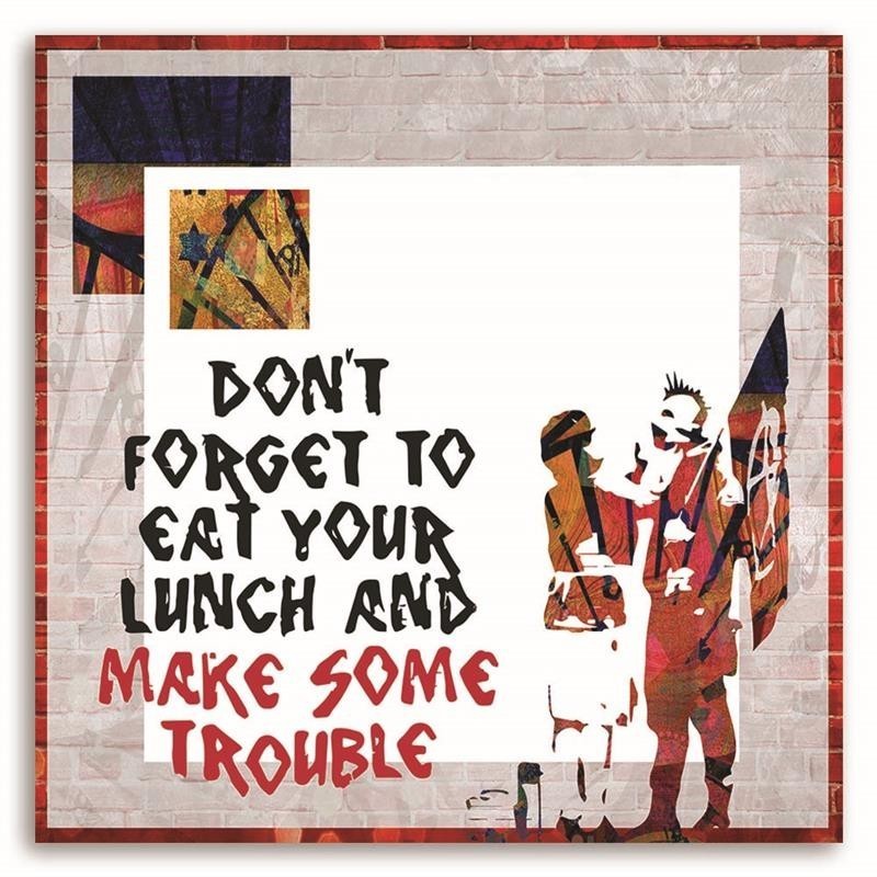 Leinwandbild - Banksy Sohn eines Punks und einer Mutter | Feeby