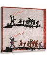 Obraz graffiti na ścianę - Banksy Polityka ekomoniczna