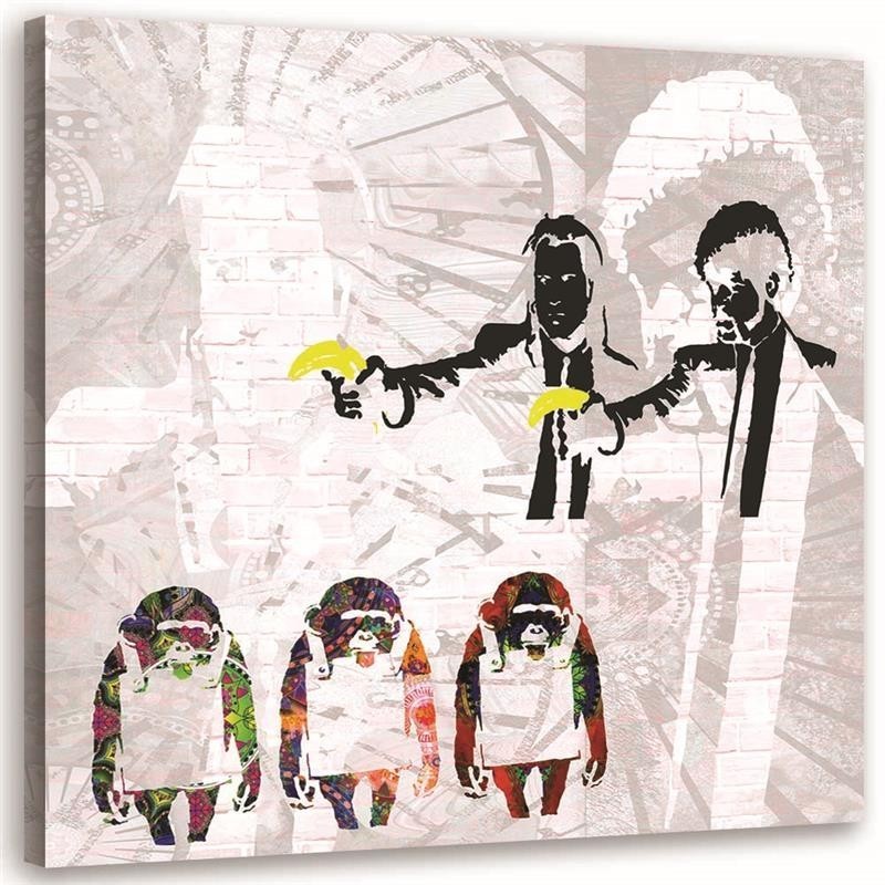 Youth painting - Banksy Pulp fiction | FEEBY
