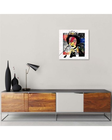 Wandbild für Wohnzimmer - Banksy Königin von England | Feeby