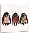 Banksy małpy - obrazy młodzieżowe do pokoju na ścianę