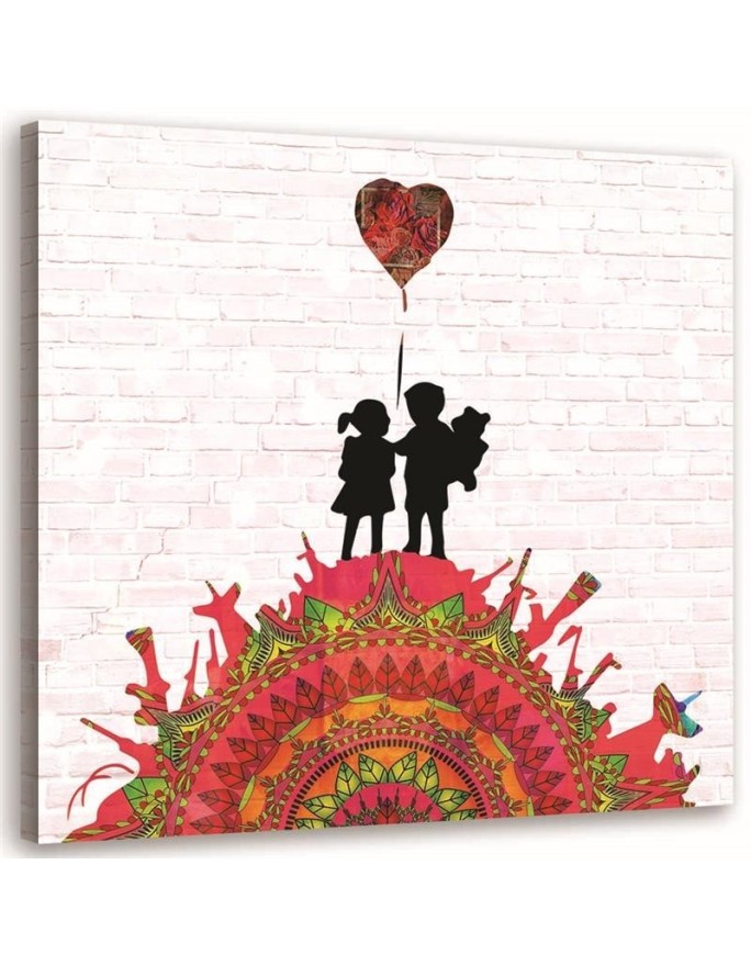 Bild - Banksy - Kinder auf dem Gewehrhügel | Feeby