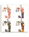 Obraz ścienny - Mural Banksy I love New York kolaż 1-częsciowy