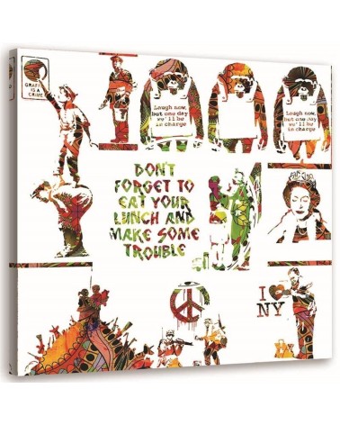 Bild - Banksy - Collage aus Street-Art-Werken | Feeby