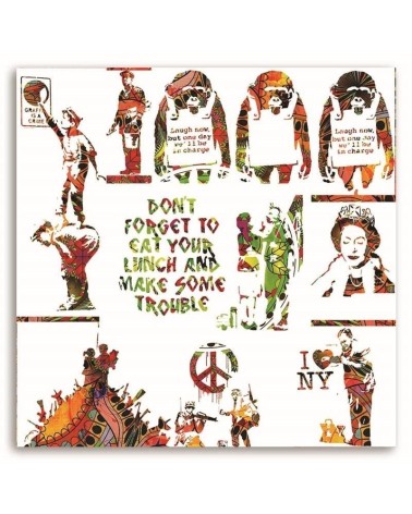 Bild - Banksy - Collage aus Street-Art-Werken | Feeby