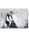 Obraz młodzieżowy - Pokojówka Banksy Mural Street Art