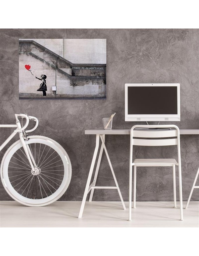 Obraz młodzieżowy na ścianę - Mural Banksy Dziewczynka z balonikiem