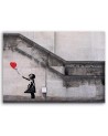 Obraz młodzieżowy na ścianę - Mural Banksy Dziewczynka z balonikiem
