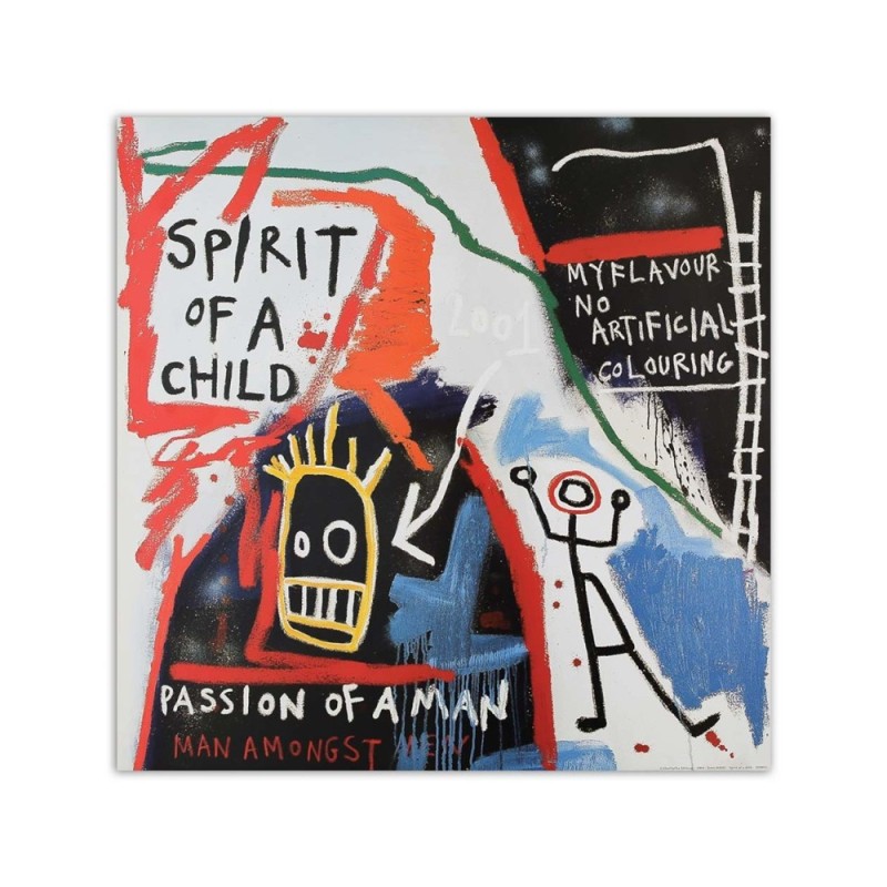 Leinwandbild - Farbige Zeichnungen und Beschriftungen | Feeby