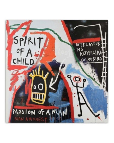 Leinwandbild - Farbige Zeichnungen und Beschriftungen | Feeby