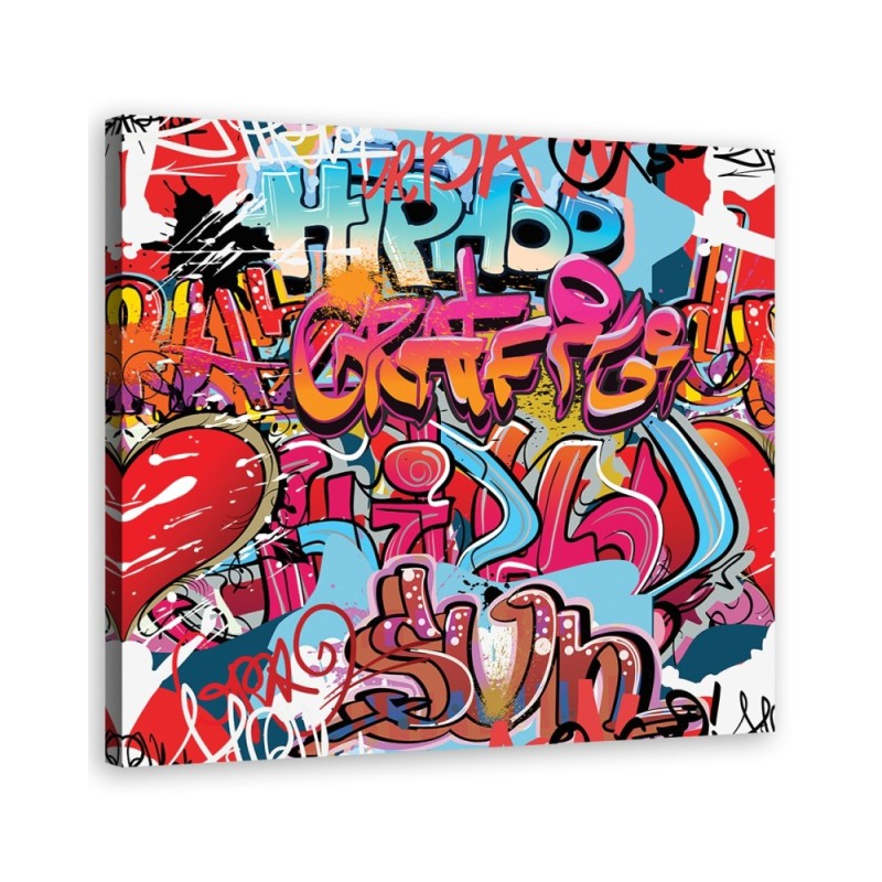 Obraz dla nastolatka na ścianę - Graffiti abstrakcja kolorowa