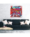 Obraz dla nastolatka na ścianę - Graffiti abstrakcja kolorowa