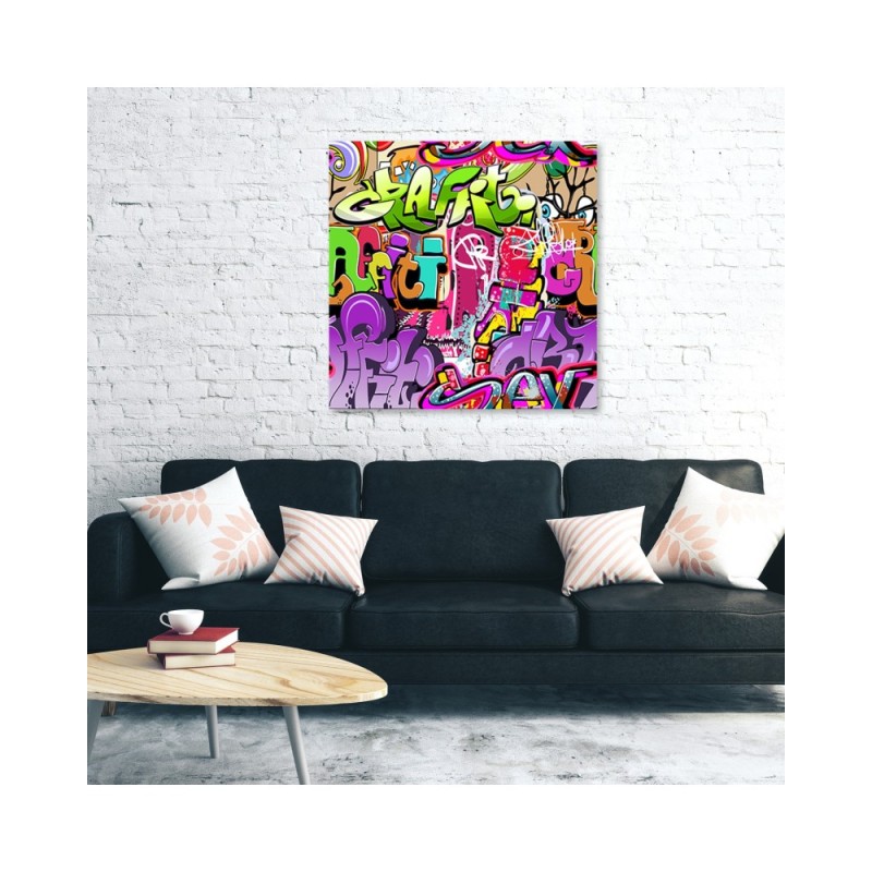 Leinwandbild - Abstrakt-Farben | Feeby