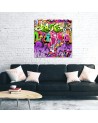 Obraz nowoczesny dla chłopca - Graffiti abstrakcja kolorowa