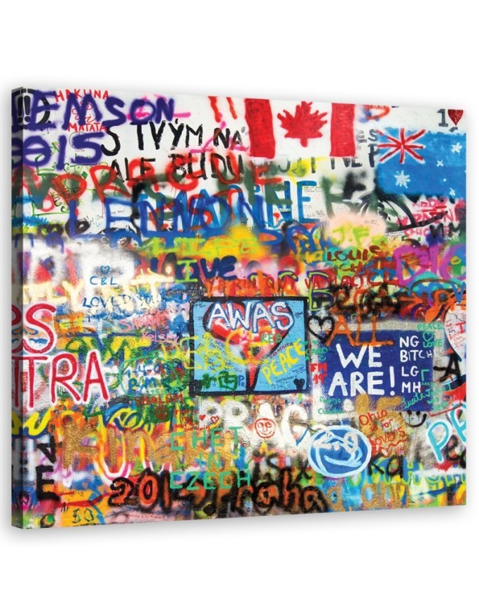 Bild auf Leinwand - Abstrakt-Farben | Feeby