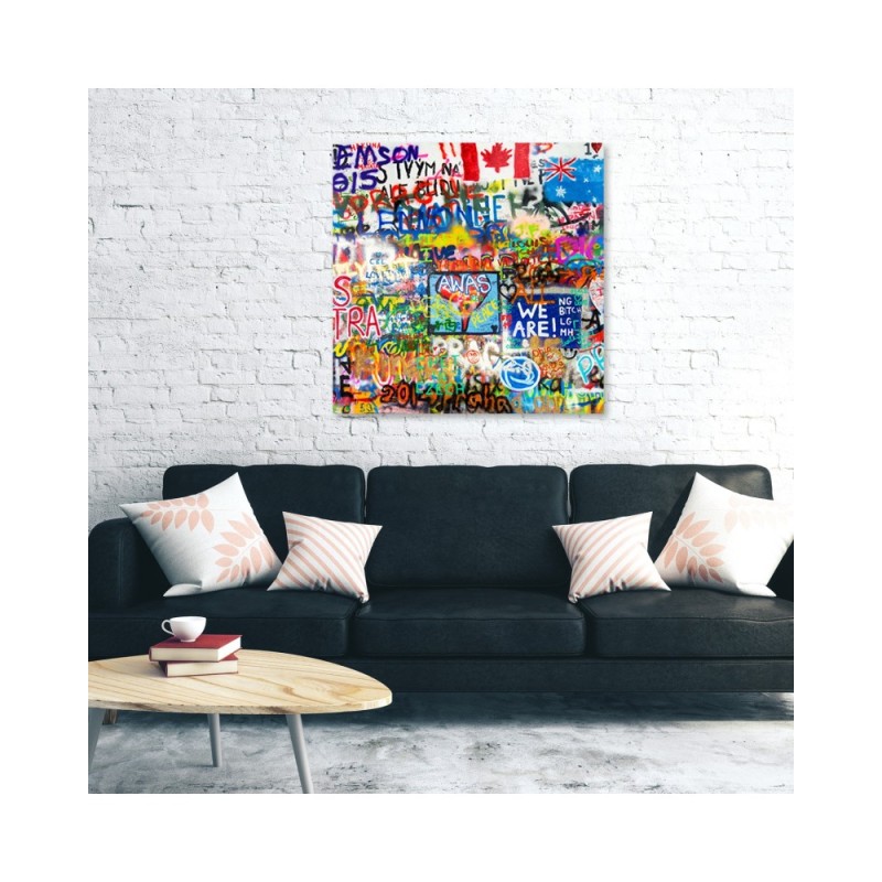 Bild auf Leinwand - Abstrakt-Farben | Feeby