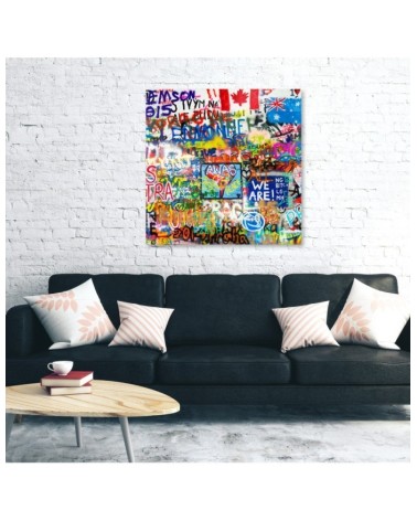 Bild auf Leinwand - Abstrakt-Farben | Feeby