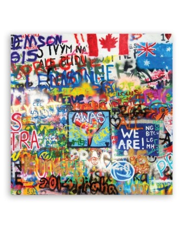 Bild auf Leinwand - Abstrakt-Farben | Feeby