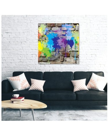 Leinwandbild - Abstrakt-Farben | Feeby