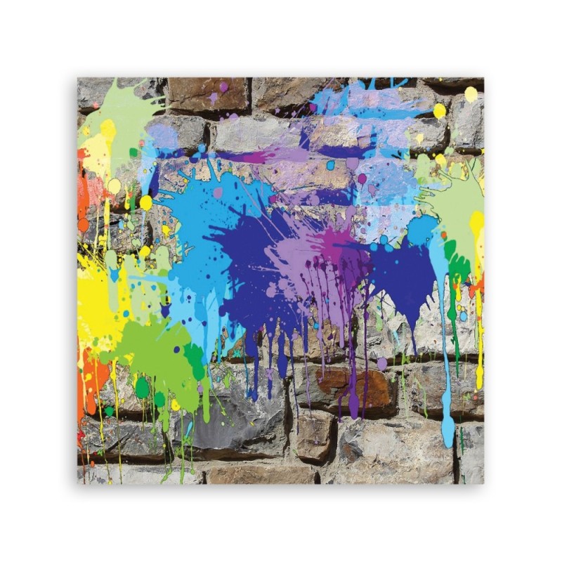 Leinwandbild - Abstrakt-Farben | Feeby