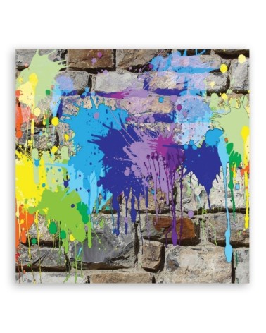 Leinwandbild - Abstrakt-Farben | Feeby