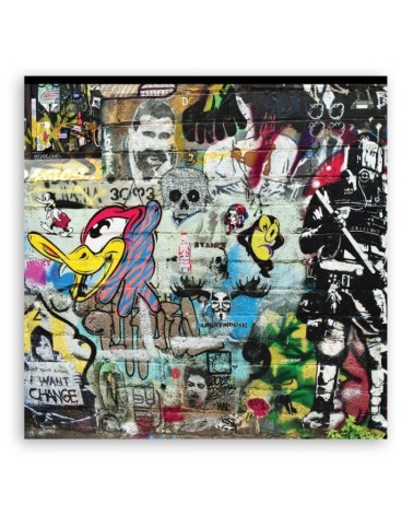 Wandbild für Wohnzimmer - Abstrakt-Farben | Feeby