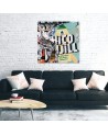 Obraz na płótnie canvas - Graffiti abstrakcja kolorowa