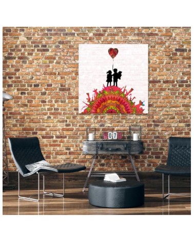 Leinwandbild - Banksy -Kinder auf Waffen | Feeby