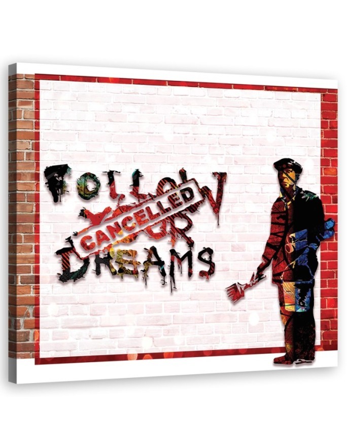 Modernes Wandbild - Banksy Straßenkunst | Feeby