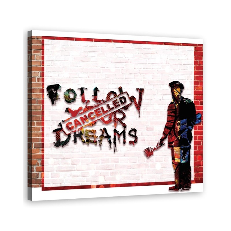 Modernes Wandbild - Banksy Straßenkunst | Feeby