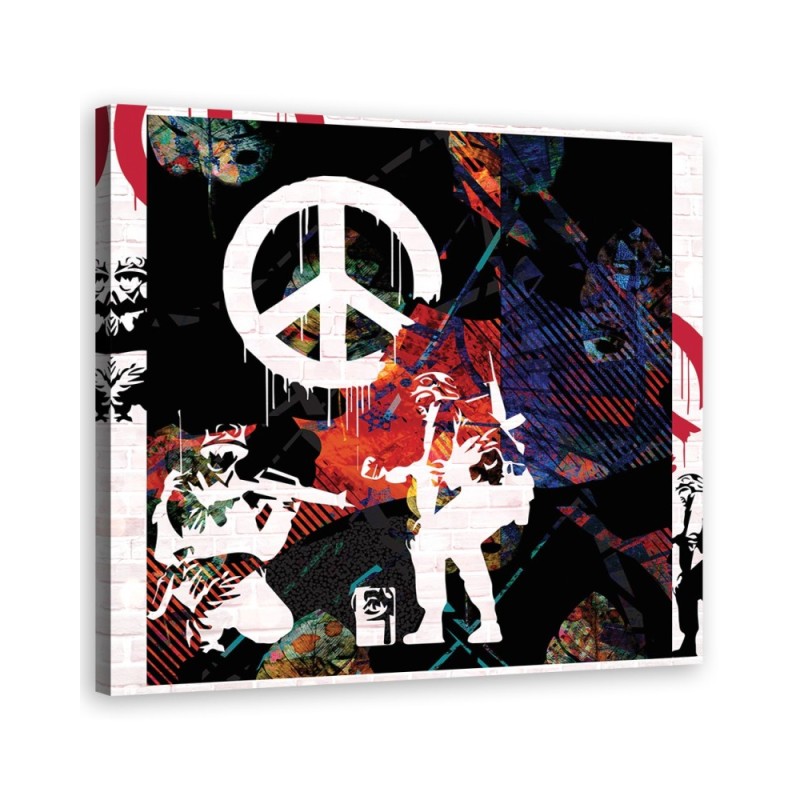 Leinwandbild - Banksy CND Solider | Feeby