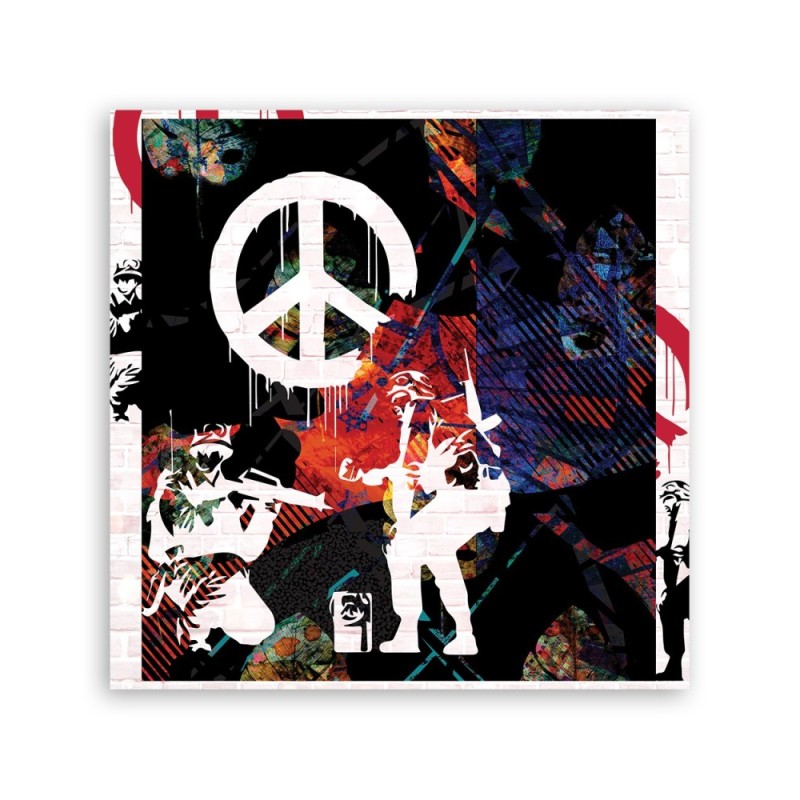 Leinwandbild - Banksy CND Solider | Feeby