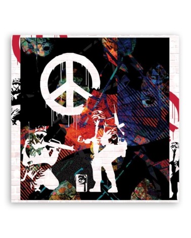 Leinwandbild - Banksy CND Solider | Feeby